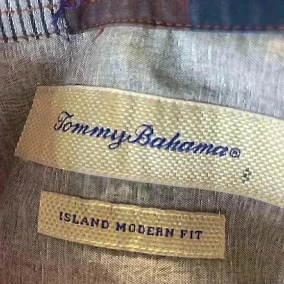 Tommy Bahama Multicolor Plaid Casual Shirt - Picture 4 of 10